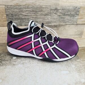 Avenger Work Boots Hydro Womens Shoes Sz 7.5 Purple Carbon Nanofiber Safety Toe